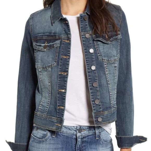 Kut from the kloth Blue Denim Jacket - Picture 13 of 13